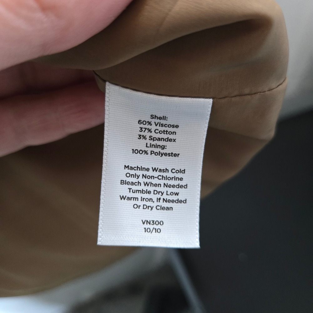 Talbots Brown Floral Satin Sheath Midi Dress Size 14 NWT Cocktail Classic Modest - Picture 6 of 9